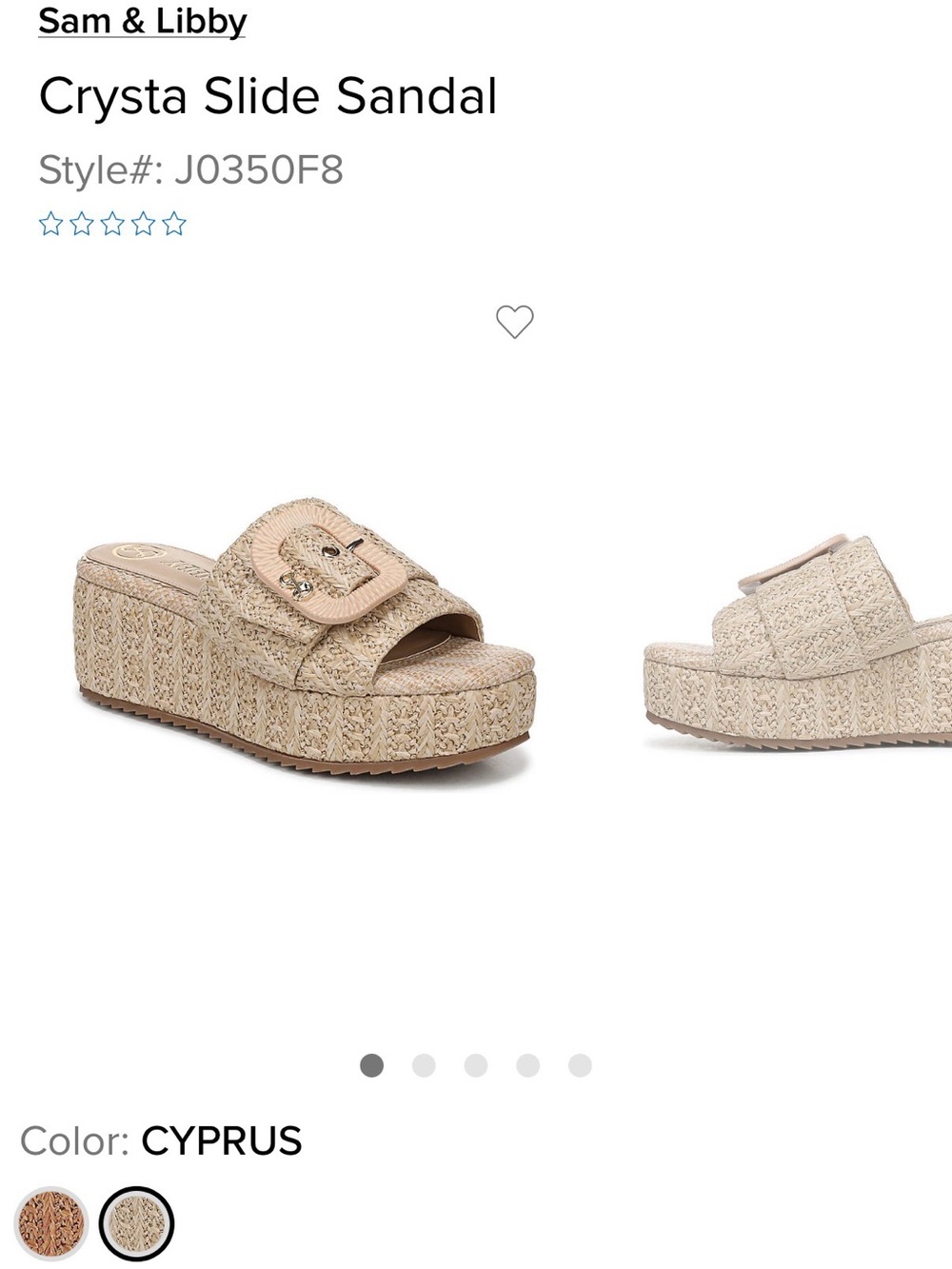 Sam & Libby Crysta Slide Sandal — Cyprus Tan